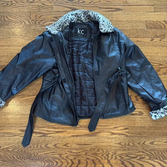 Winter Black Jacket Size Large